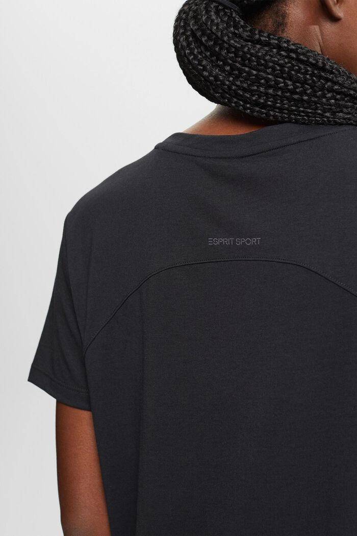 Camiseta deportiva, LENZING™ ECOVERO™, BLACK, detail image number 0