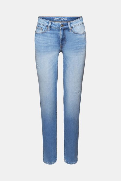 Jeans mid rise straight leg
