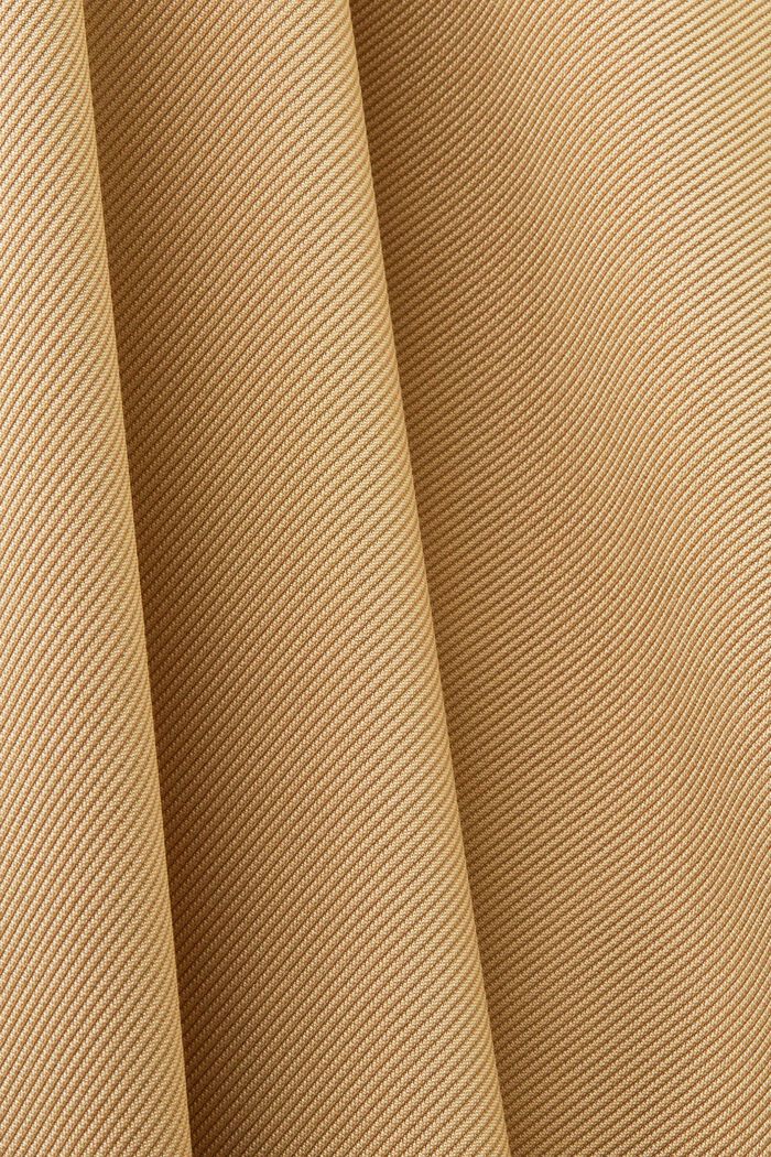 Pantalón de sarga ancho, BEIGE, detail image number 6