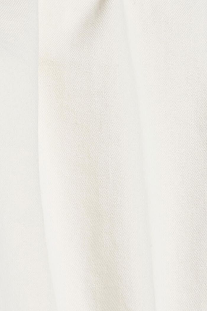 Vaqueros de algodón con las perneras rectas, OFF WHITE, detail image number 4
