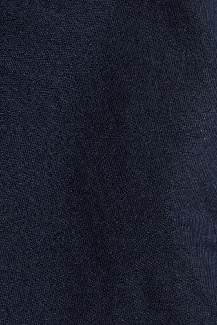 Vaqueros con cintura alta, mezcla de algodón ecológico, BLUE RINSE, detail image number 4