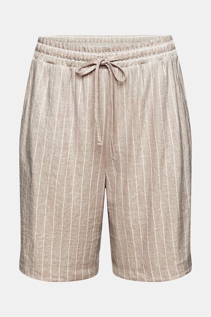 Shorts a rayas, TAUPE, overview