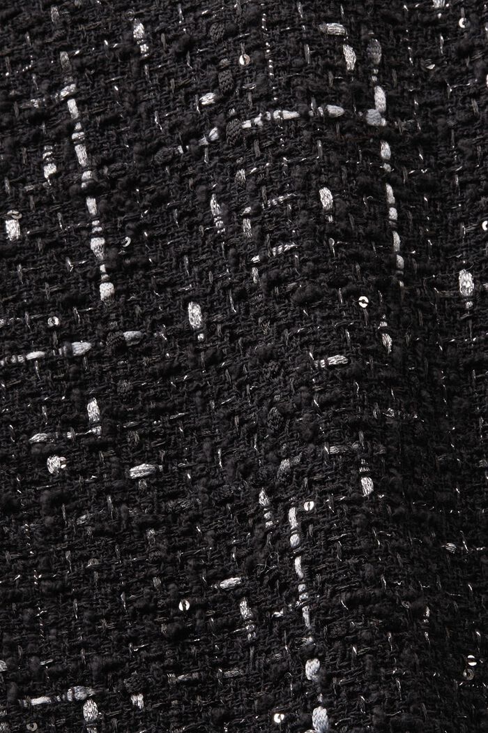 Minifalda de hilo rizado, BLACK, detail image number 5