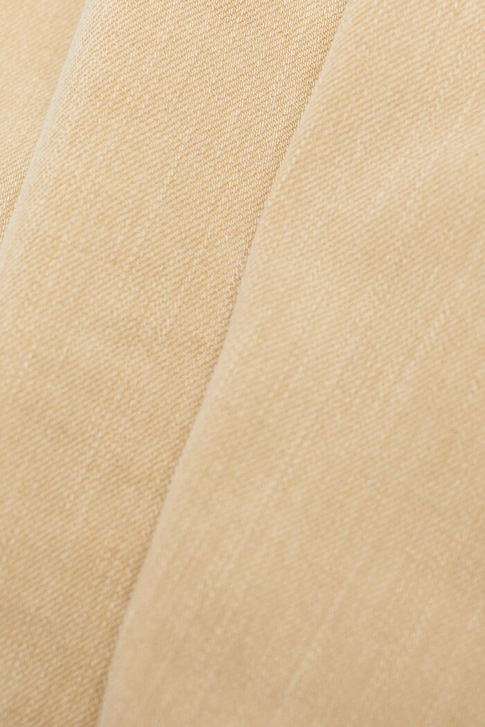 Pantalón elástico en mezcla de algodón ecológico, SAND, detail image number 4