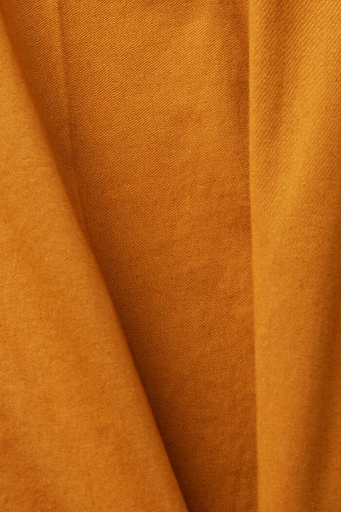 Pantalón chino elástico de algodón, CARAMEL, detail image number 5
