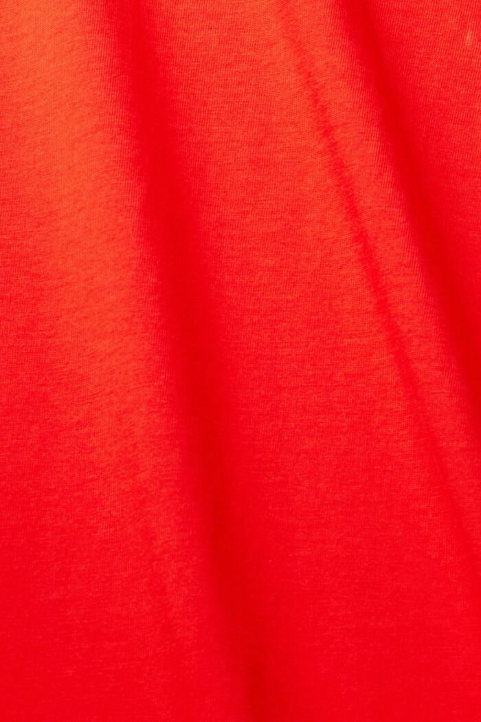 Camiseta de tejido jersey, 100% algodón, RED, detail image number 1