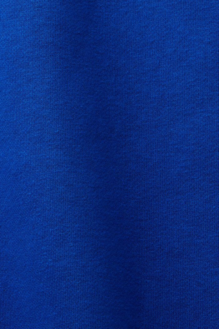 Sudadera unisex de felpa de algodón con logotipo, BRIGHT BLUE, detail image number 7