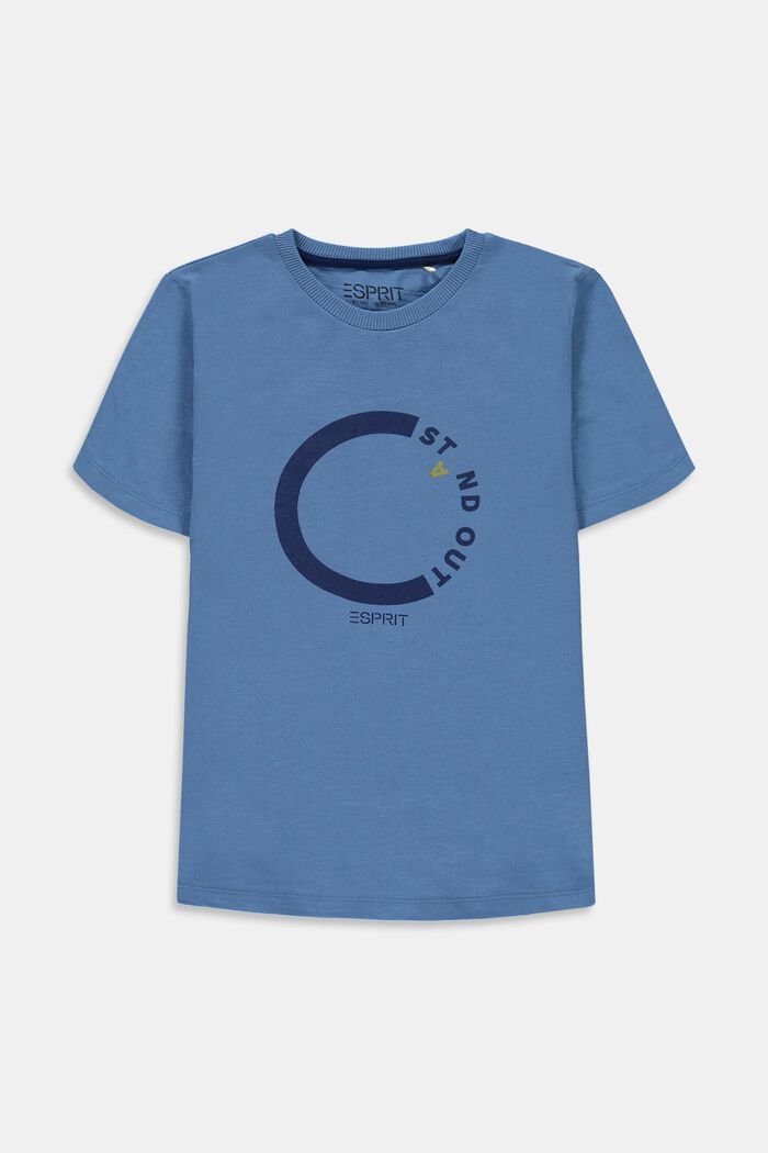 Camiseta con estampado, 100% algodón, LIGHT BLUE, detail image number 0