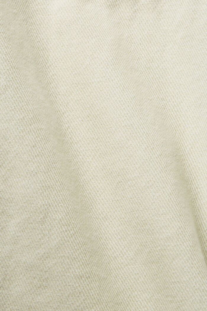 Sobrecamisa de sarga, 100% algodón, BEIGE, detail image number 6