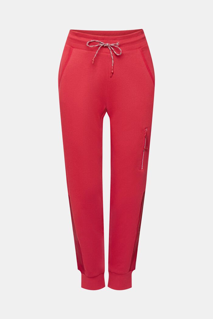 Pantalones de felpa con bolsillo en la pierna, CHERRY RED, detail image number 6