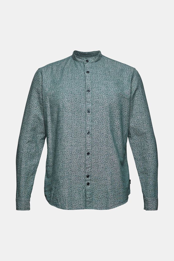 Shirts woven Slim Fit, DARK TURQUOISE, detail image number 6