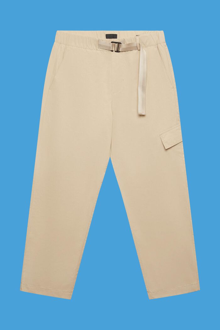 Pantalones cargo con perneras rectas, SAND, detail image number 7