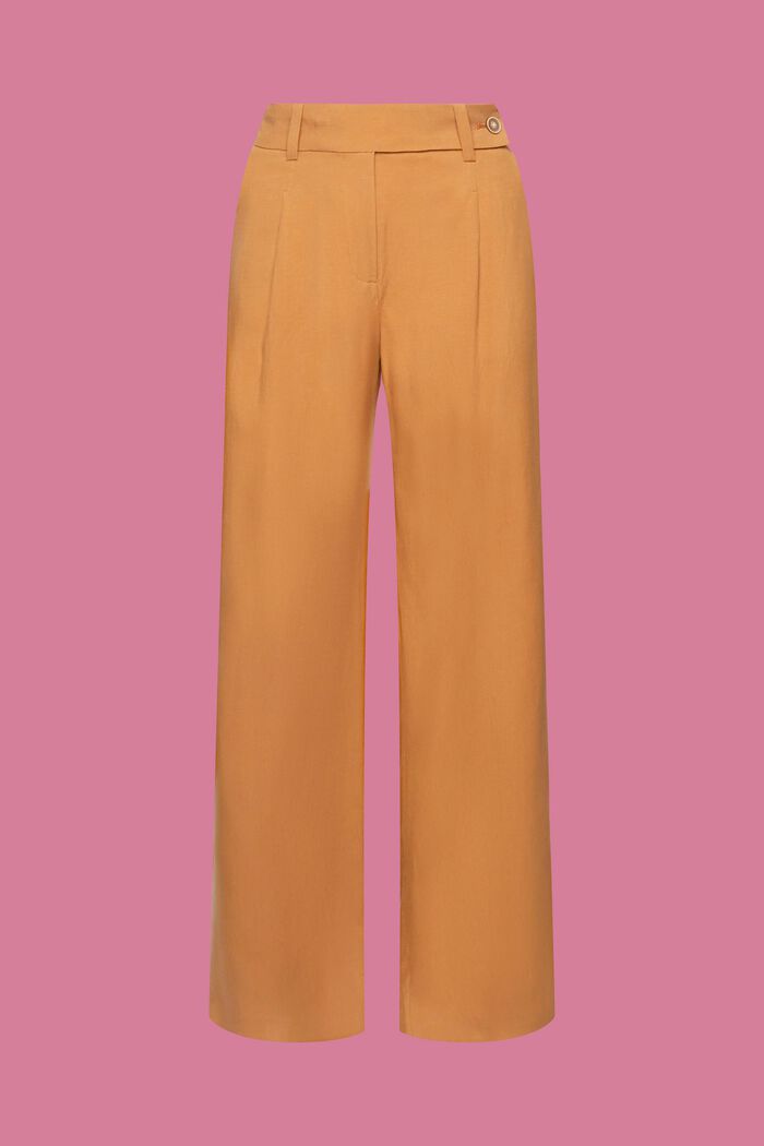 Pantalón de pernera ancha, TENCEL™, CAMEL, detail image number 7