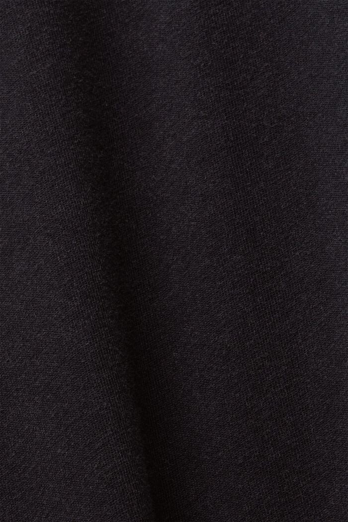 Camiseta de tejido jersey teñido, 100 % algodón, BLACK, detail image number 5