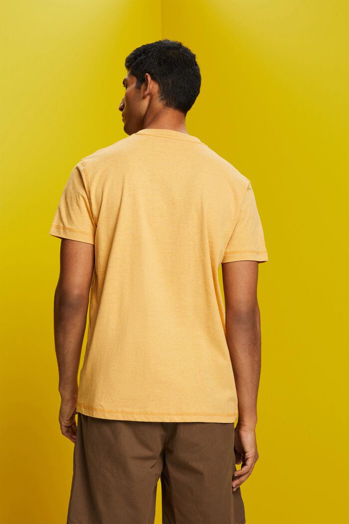 Camiseta de punto de algodón, SUNFLOWER YELLOW, detail image number 3