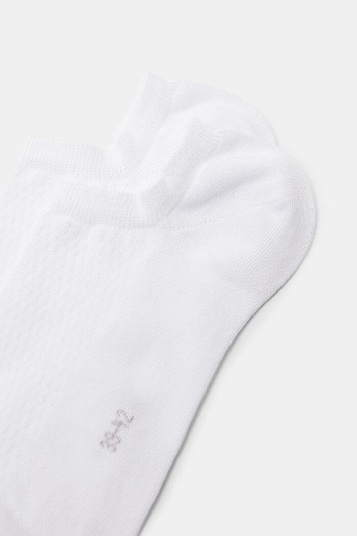 Pack de 2 pares de calcetines para deportivas, WHITE, detail image number 2