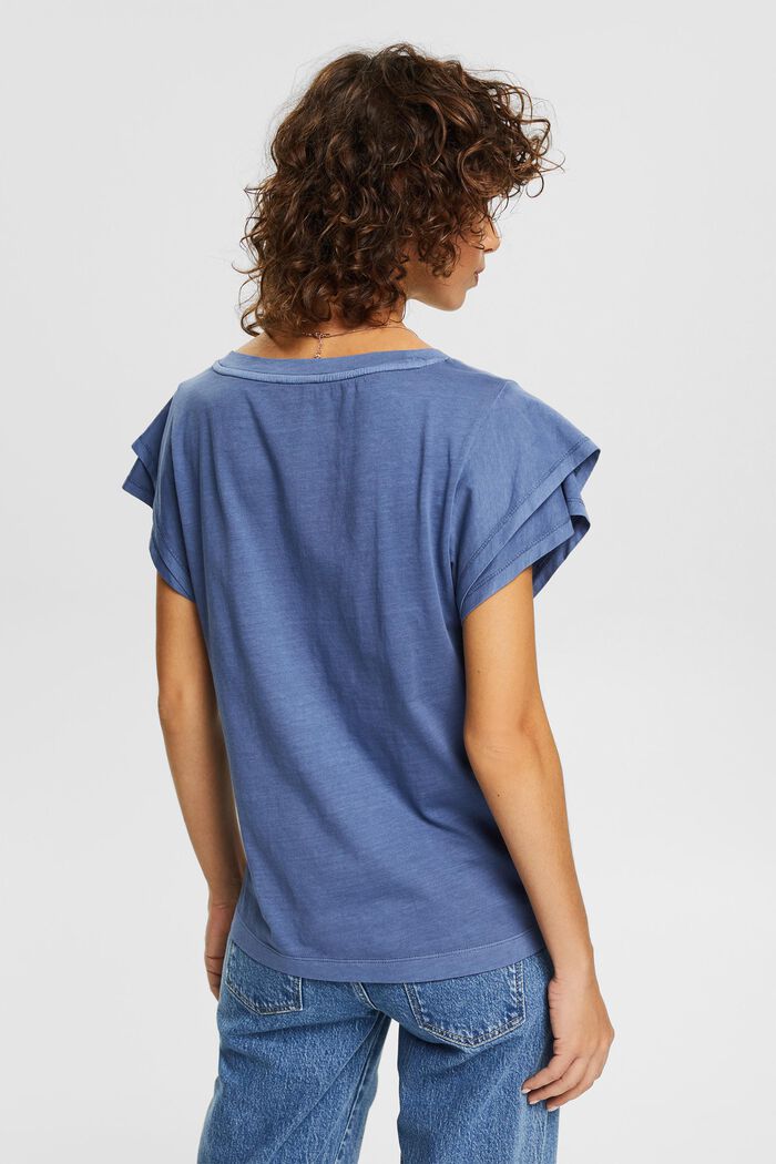 Camiseta en 100% algodón ecológico, BLUE LAVENDER, detail image number 3