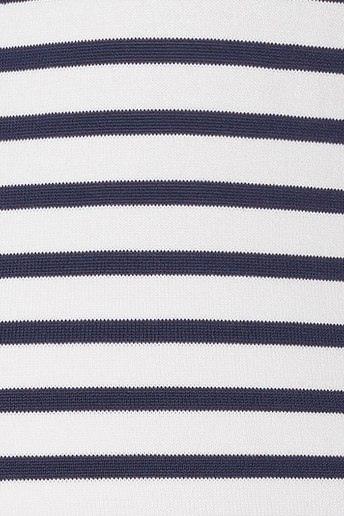 MATERNITY Jersey a rayas en algodón ecológico, BRIGHT WHITE, detail image number 4