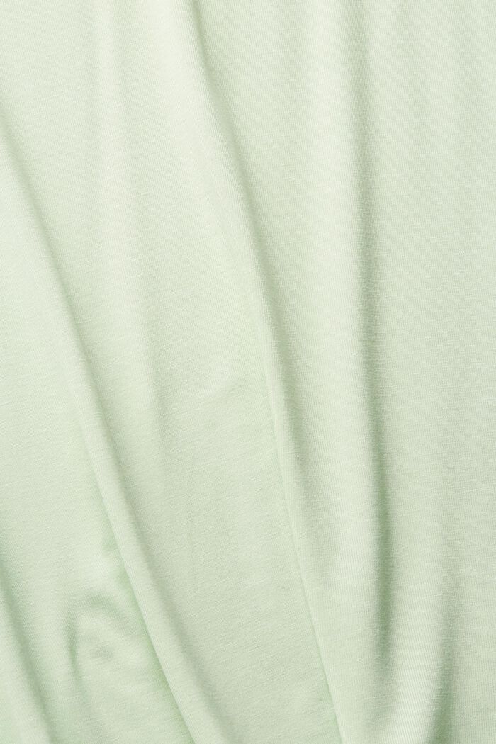 Pijama con detalles de encaje, LENZING™ ECOVERO™, LIGHT GREEN, detail image number 4