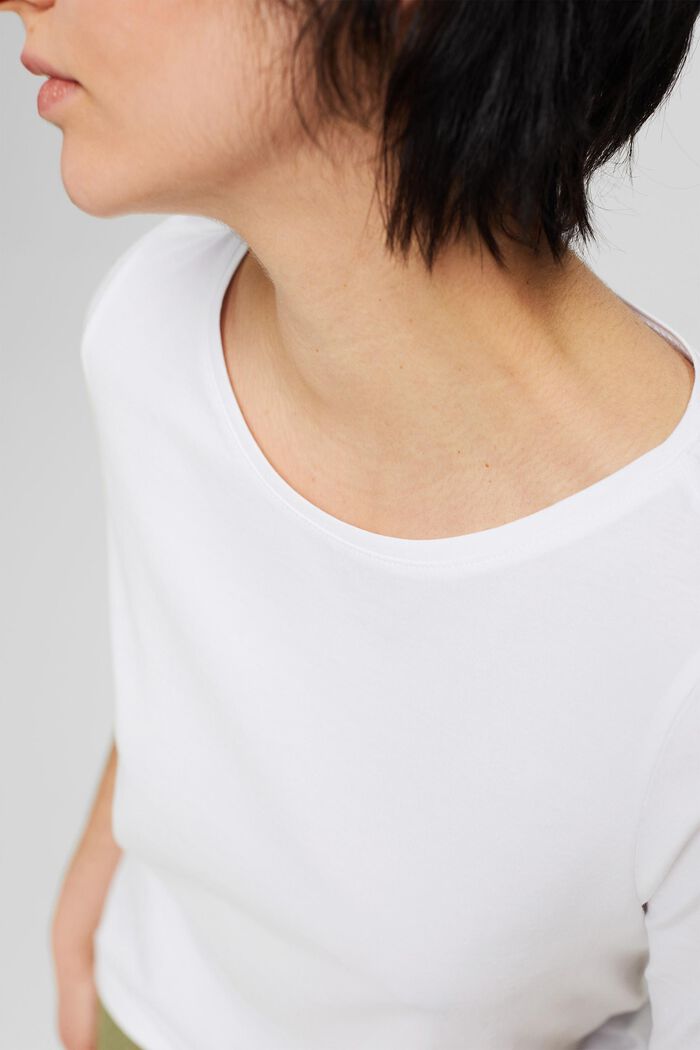 Camiseta en 100% algodón ecológico, WHITE, detail image number 2