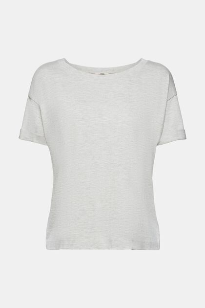 Camiseta de algodón, LIGHT GREY, overview