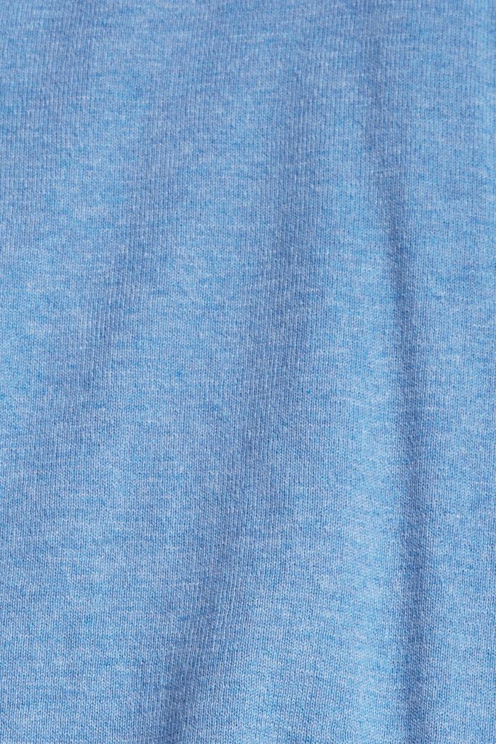 Jersey de punto fino en 100% algodón, LIGHT BLUE LAVENDER, detail image number 4