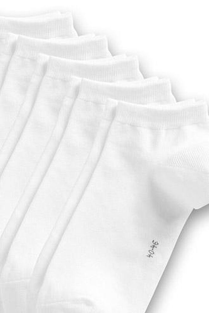 Pack de cinco pares de calcetines cortos en mezcla de algodón