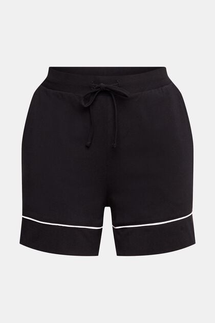 Shorts de pijama, BLACK, overview