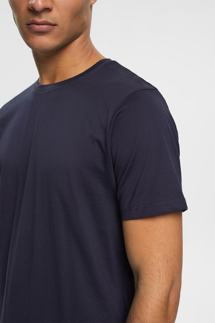 Camiseta de tejido jersey, 100% algodón, NAVY, detail image number 3