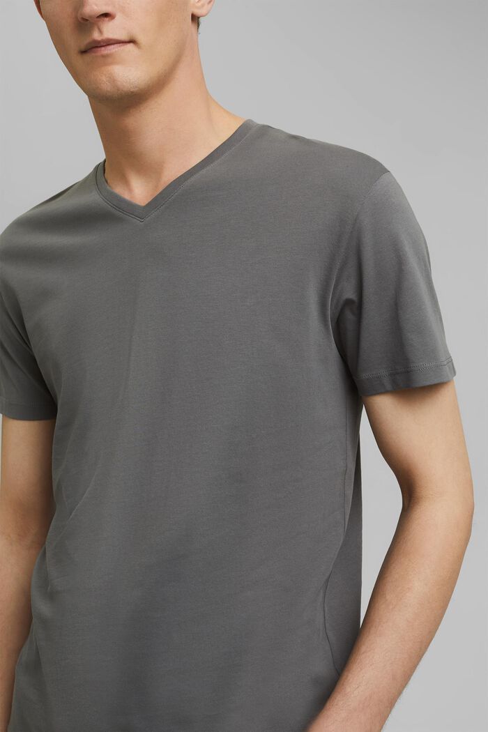 Camiseta de jersey en 100% algodón, DARK GREY, detail image number 1
