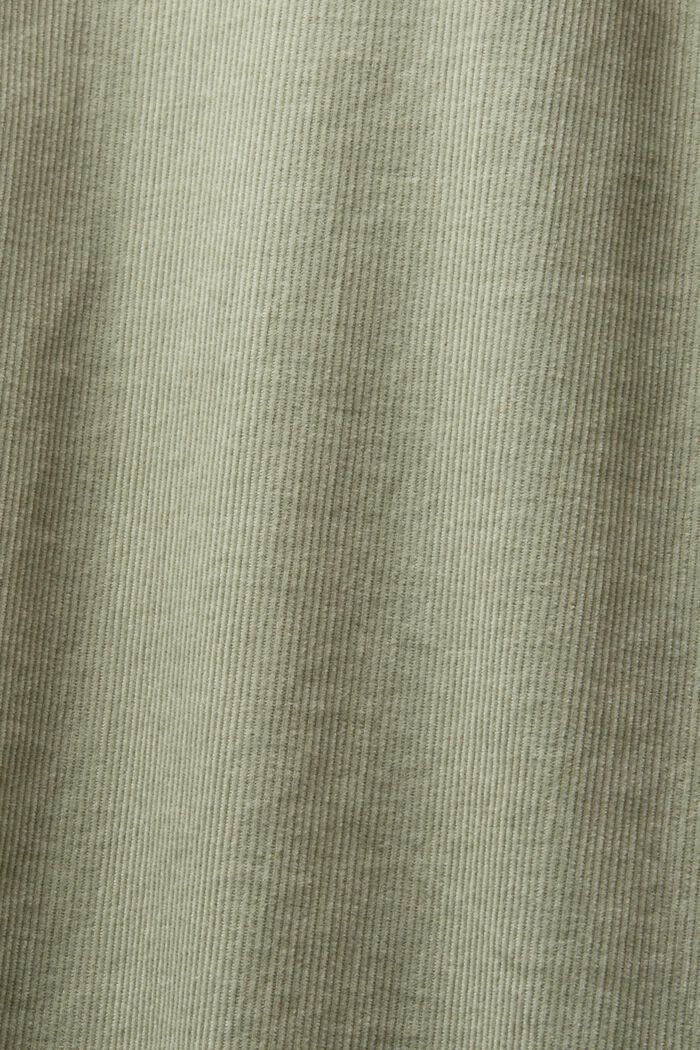 Camisa de pana en 100% algodón, DUSTY GREEN, detail image number 5