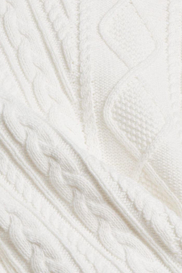 Jersey de algodón ecológico con diseño, OFF WHITE, detail image number 4