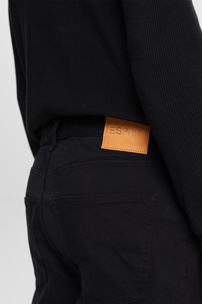 Pantalones clásicos de pernera recta, BLACK, detail image number 4