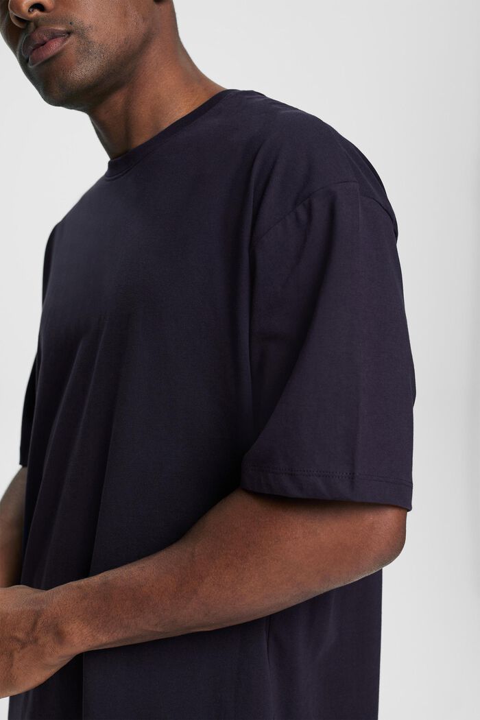 Camiseta oversize de jersey, NAVY, detail image number 2