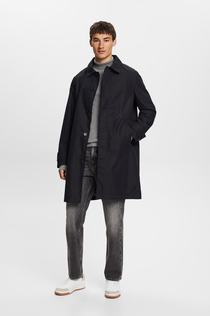Reciclado: chaqueta mac ligera, BLACK, detail image number 4