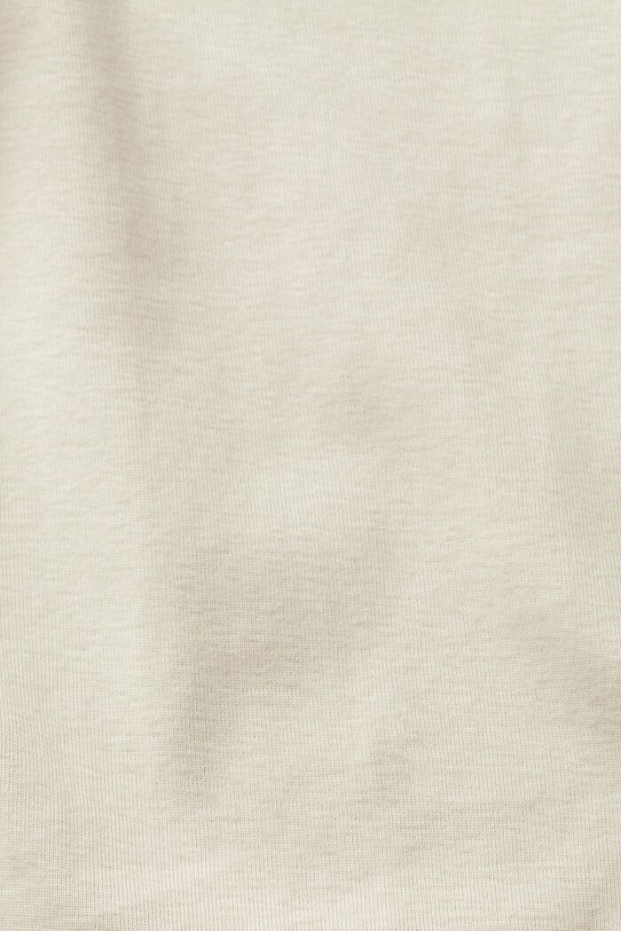 Camiseta de algodón, LIGHT TAUPE, detail image number 5