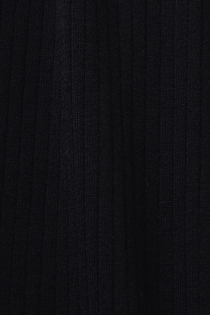 Vestido corto de punto, BLACK, detail image number 5