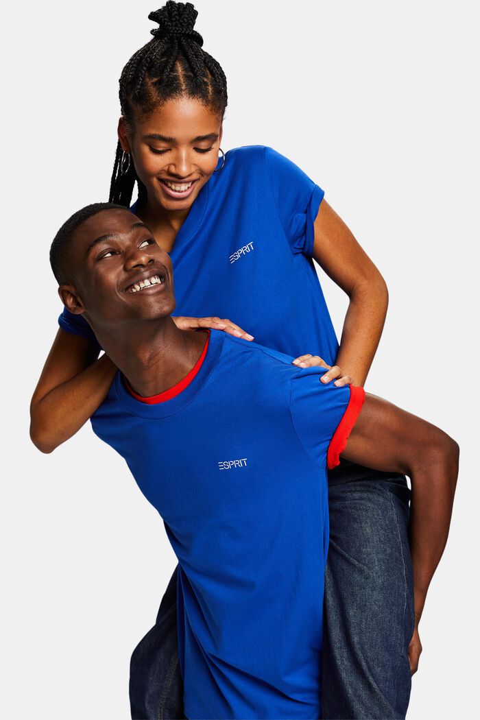 Camiseta unisex con logotipo, BRIGHT BLUE, detail image number 5