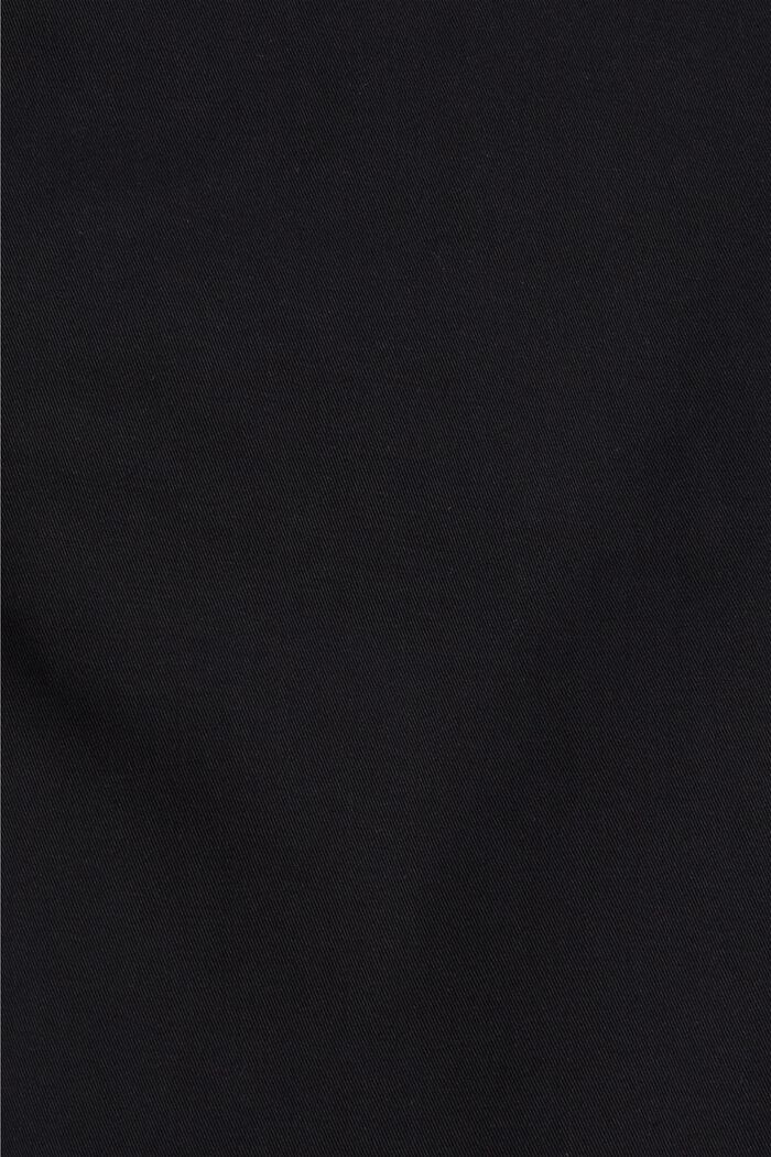 Pantalón chino de algodón ecológico con llavero, BLACK, detail image number 7