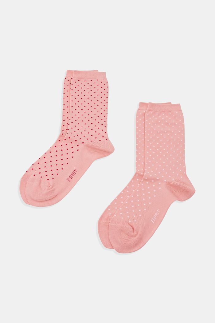 Pack de 2 calcetines de lunares, algodón ecológico, BONBON, detail image number 0