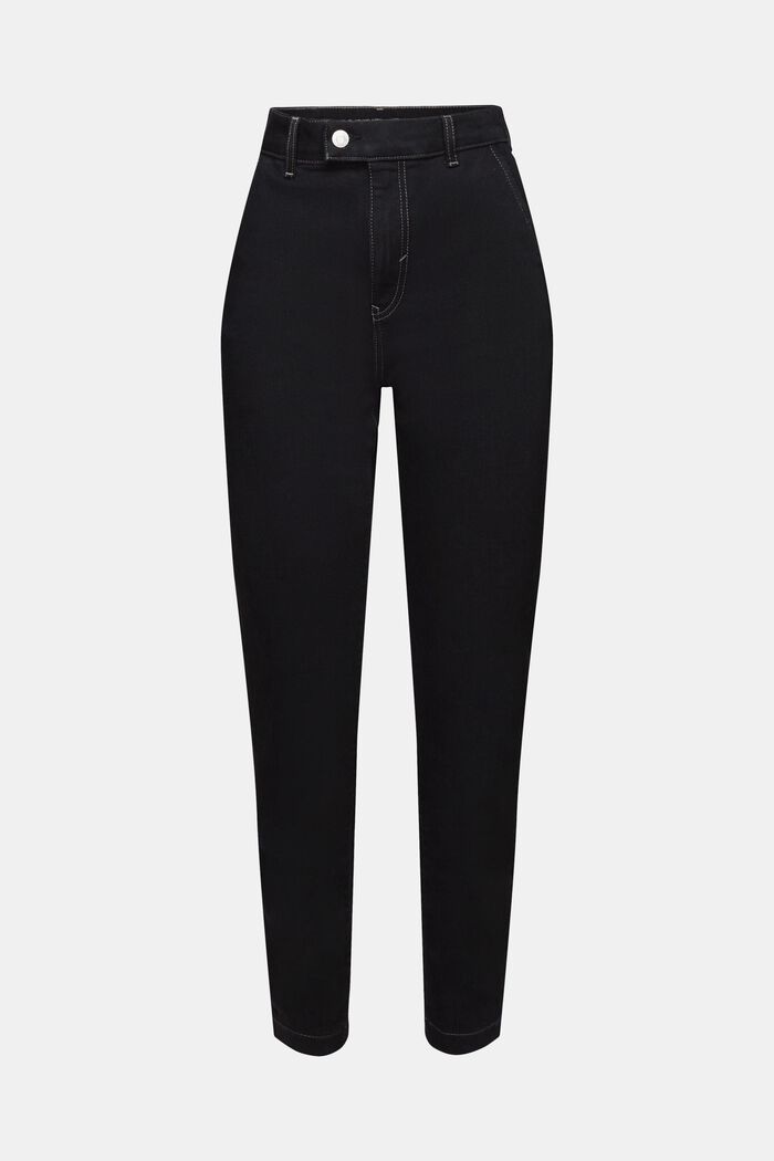 Jeans high-rise slim, BLACK RINSE, detail image number 7
