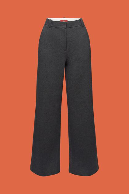 Pantalones de pernera ancha en mezcla de algodón ecológico