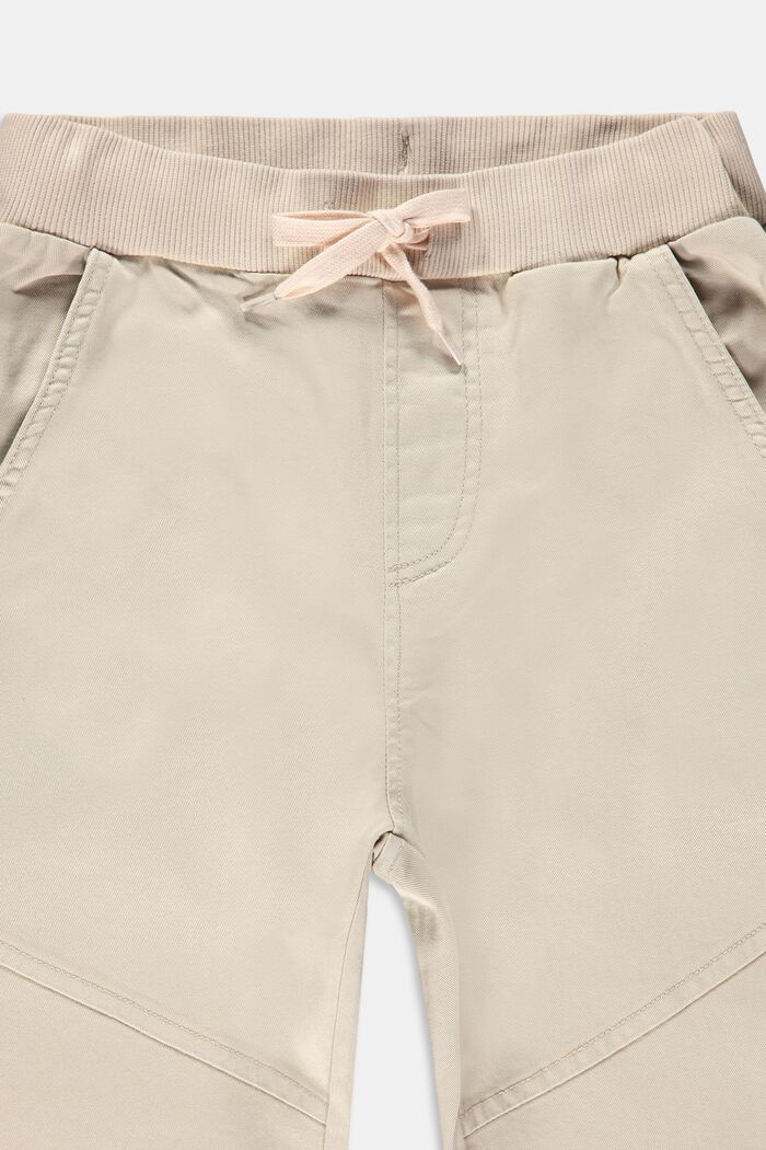 Pantalones de sarga, LIGHT BEIGE, detail image number 2
