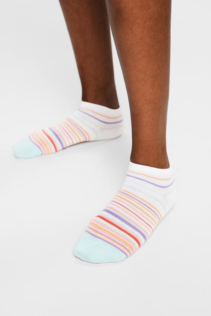 Pack de 2 pares de calcetines de algodón ecológico, NEW WHITE, detail image number 1
