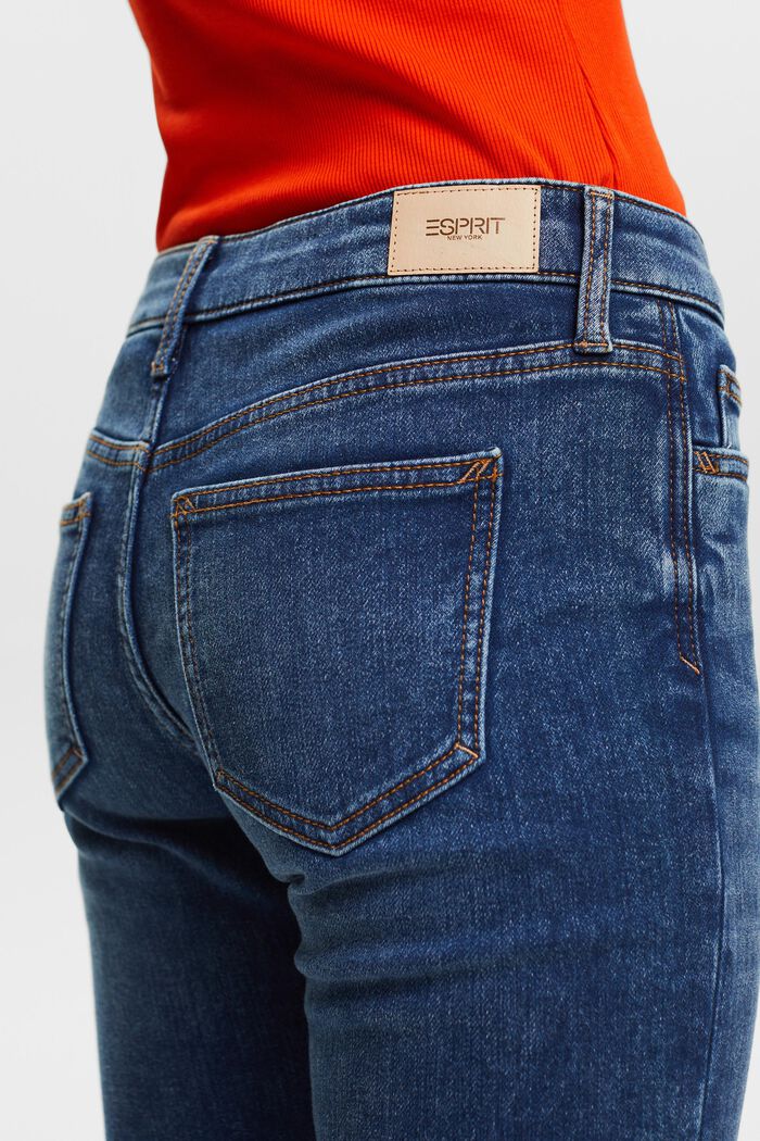 Jeans slim fit elásticos, BLUE DARK WASHED, detail image number 3