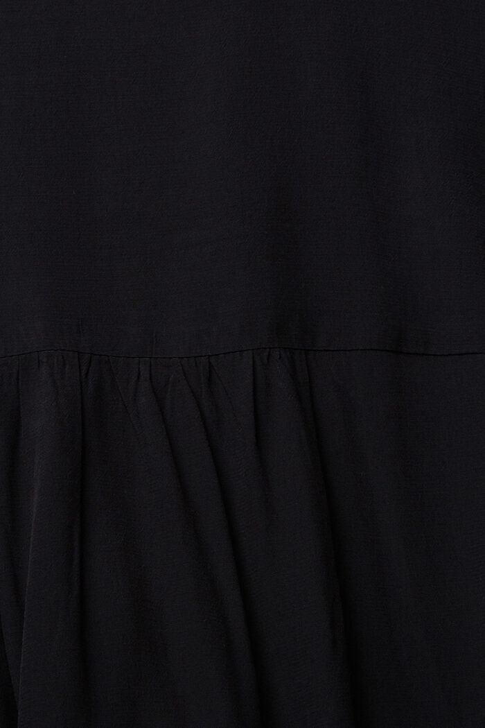 Blusa con escote chilaba, BLACK, detail image number 1