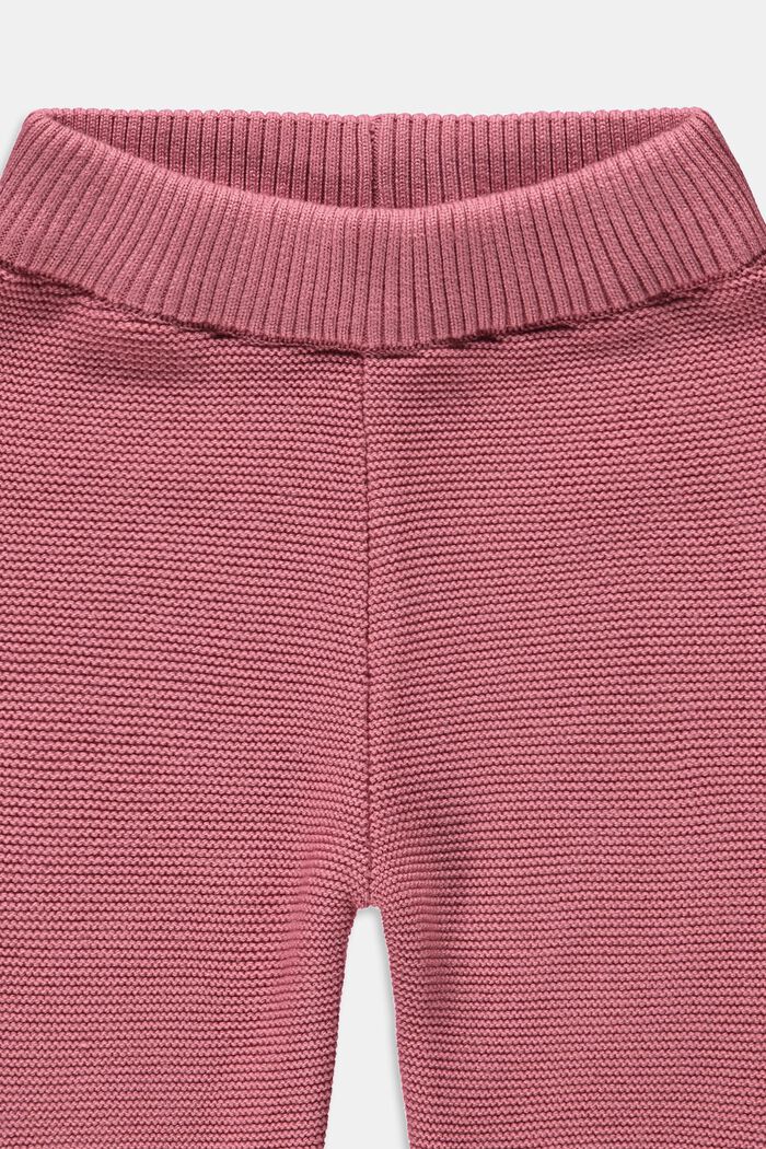Pantalón deportivo de punto, algodón ecológico, CORAL, detail image number 2