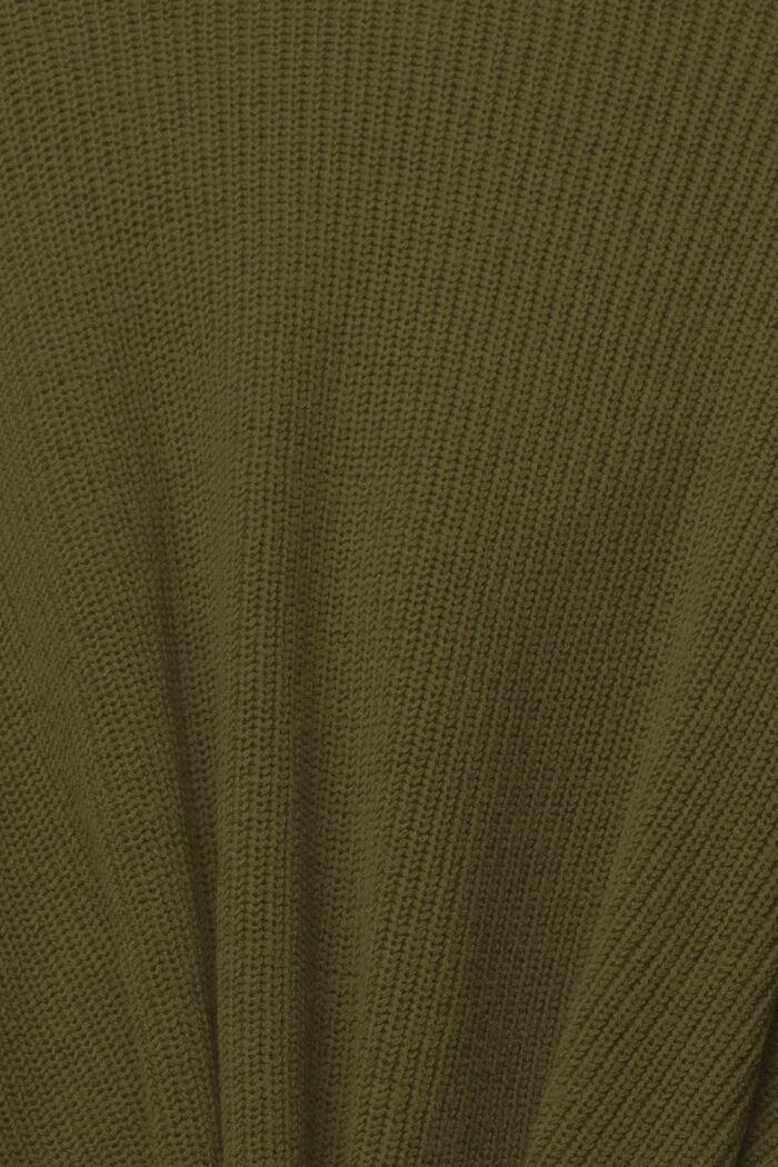 Sudadera con capucha de punto, KHAKI GREEN, detail image number 1