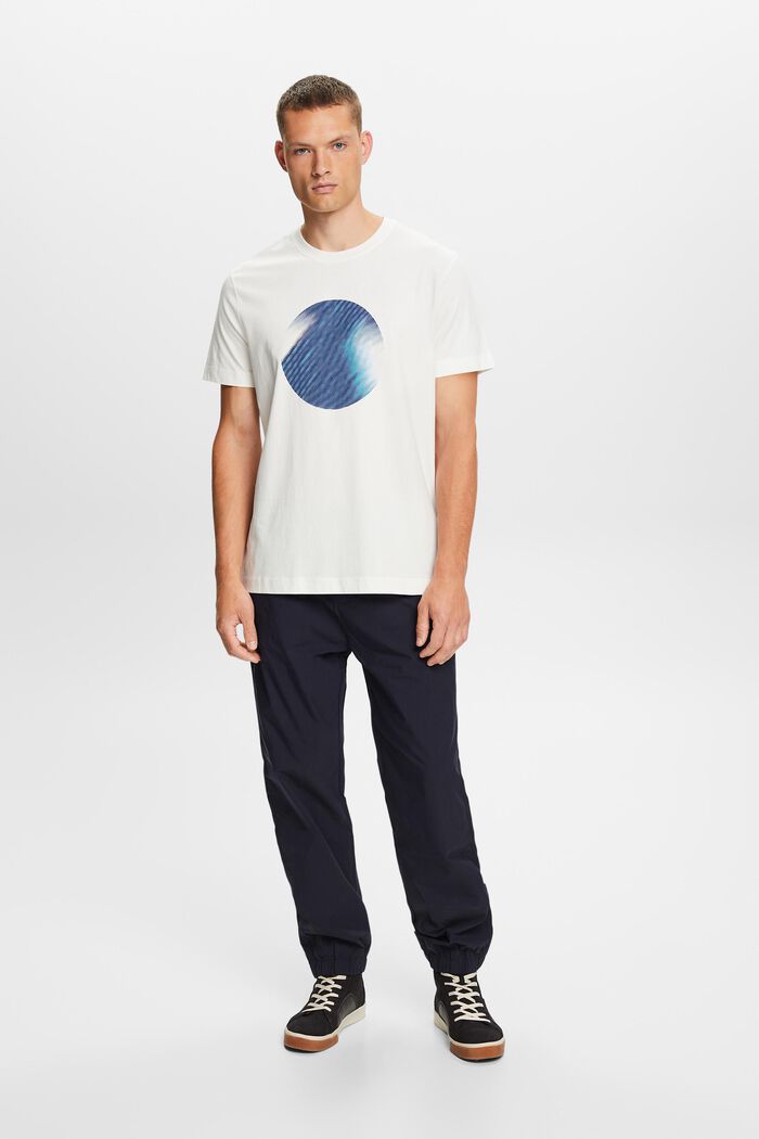 Camiseta con estampado frontal, 100% algodón, ICE, detail image number 1