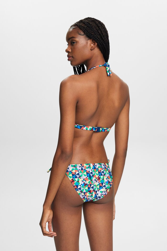 Reciclada: braguita de bikini con lazadas a los lados, GREEN, detail image number 2